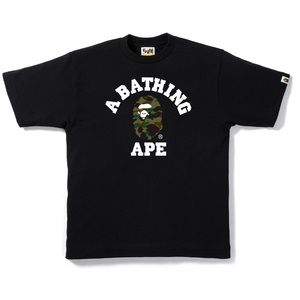 A Bathing Ape College 1st Camo Tee size L